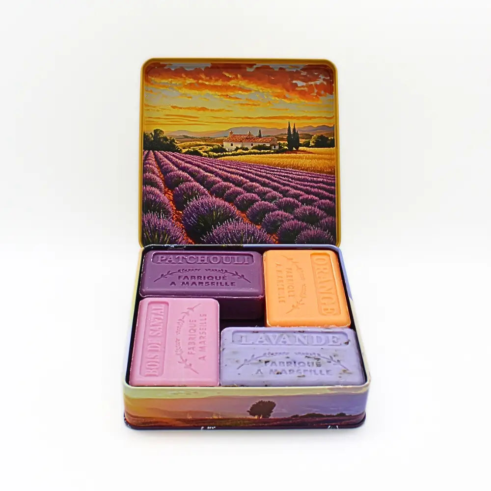 Coffret de 4 savons parfumés