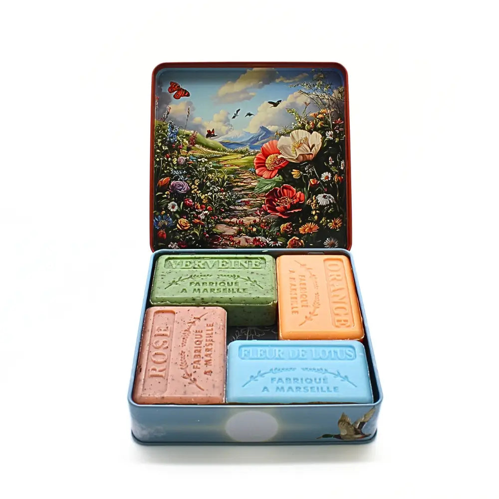 Coffret de 4 savons parfumés